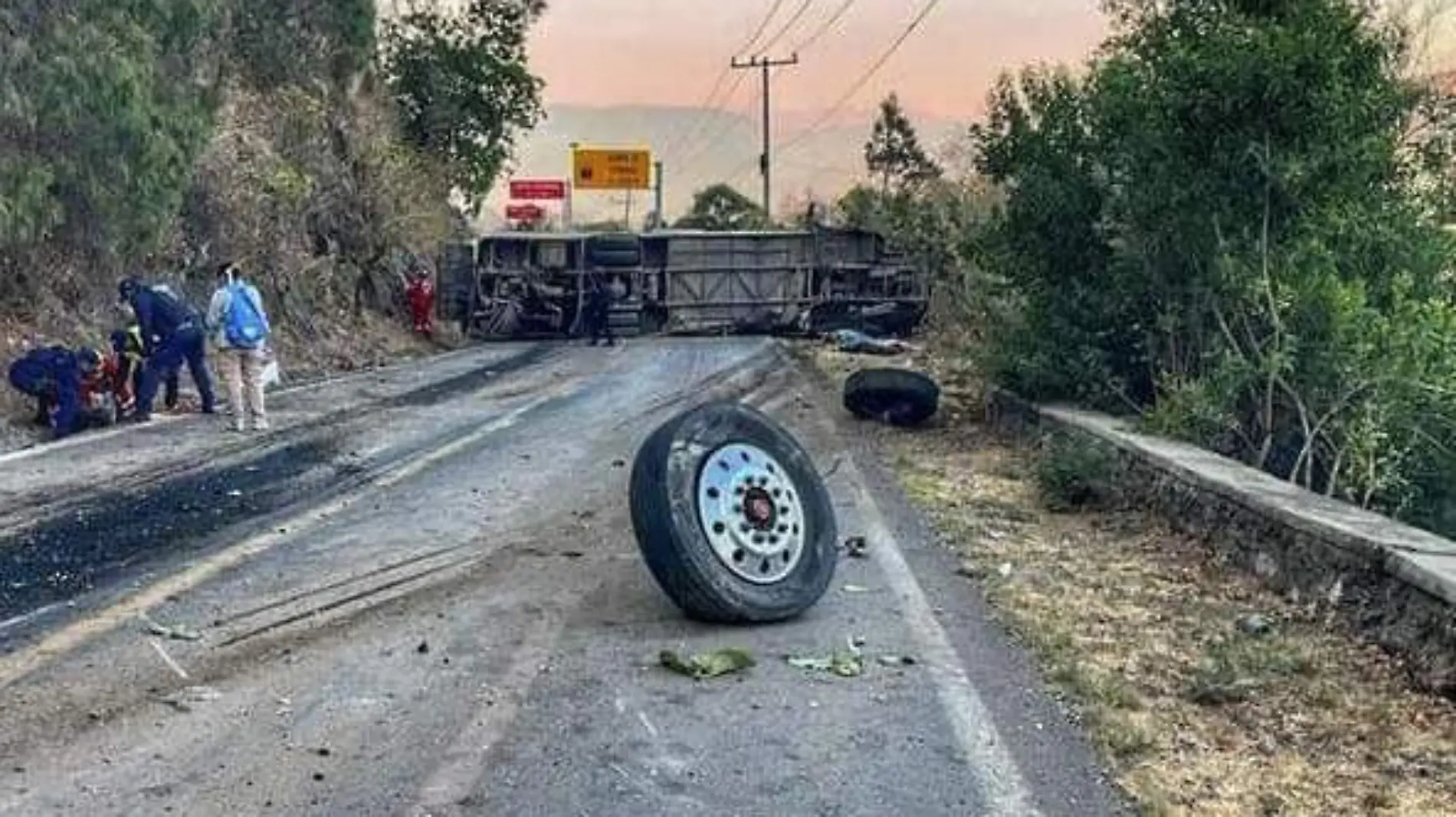 accidente camion